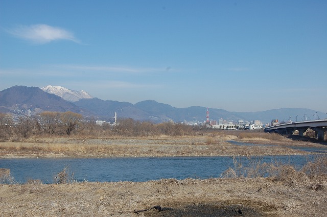 丹波島橋、犀川、飯綱山