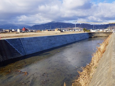 岡田川災害復旧工事が竣工しました