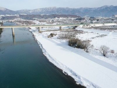 工事だより1月号（立ヶ花河道掘削その4工事）