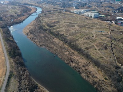 工事だより1月号（関崎橋下流河道掘削工事）