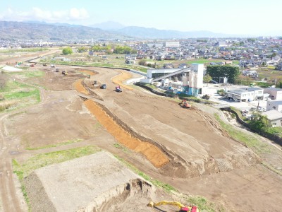 工事だより4月号（埴生遊水地２工事）