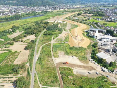 工事だより8月号（埴生遊水地２工事）
