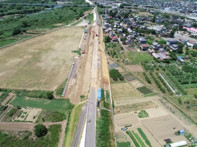 工事だより8月号（篠ノ井横田地区浸透対策その2工事）