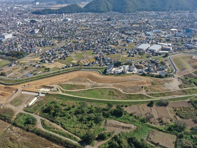 工事だより10月号（埴生遊水地工事）